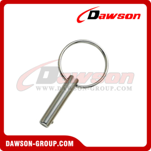 Stainless Steel Rolding-Up Pin with Round Ring