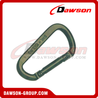 Aluminum D Type Snap Hook with Pin