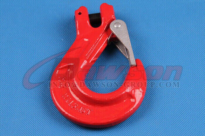 G80 Clevis Sling Hook with Cast Latch for Lifting Sling China manufacturer