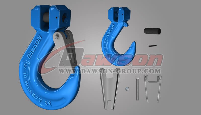 G100 Clevis Sling Hook with Latch, Grade 100 Clevis Sling Hook - China Supplier