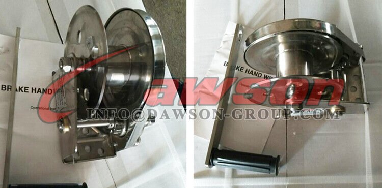 1200LBS SS304 Small Stainless Steel Reversible Hand Winches - China Manufacturer, Exporter