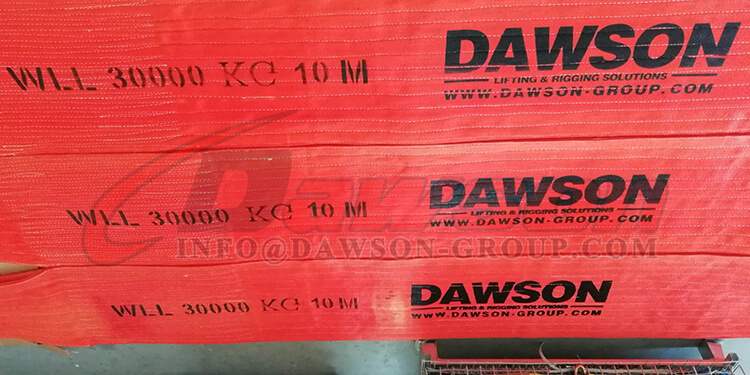 Heavy Duty Polyester Webbing Slings Lifting Slings Crane Slings China - Dawson Group Ltd.