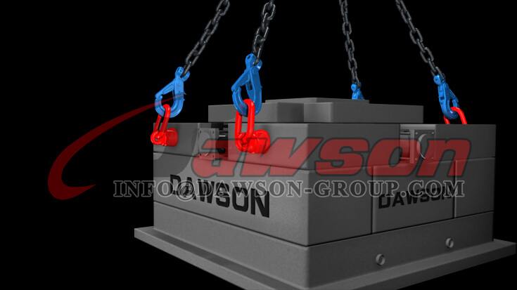 Application of G100 Special Clevis Self-locking Hook with Grip, Grade 100 Clevis Hook - China Factory, Exporter