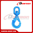 DS1018 G100 8-16MM Special Swivel Self-locking Hook with Grip Latch for Chain Slings