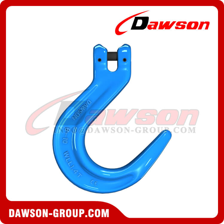 DS1082 G100 Forged Alloy Steel Clevis Foundry Hook, Large Opening Hook