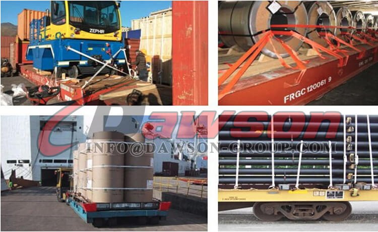 Application for For securing on flats, rails or in containers - Dawson Group Ltd. - China Supplier