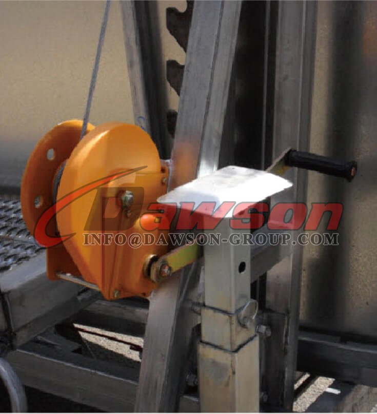 Application of Manual Hand Winch with Gear - Dawsono Group Ltd. - China Facatory