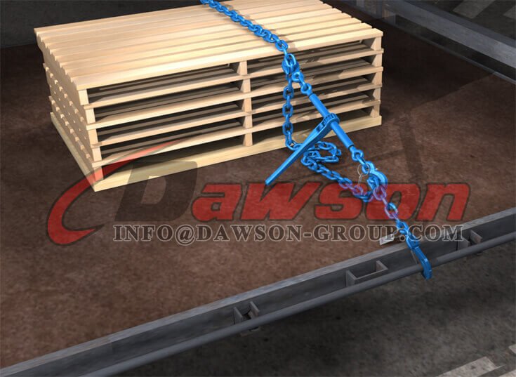 Application of Grade 100 Ratchet Type Load Binder with Safety Hooks - Dawson Group Ltd. - China Manufacturer, Supplier