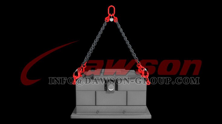 Application of G80 Alloy Steel Eye Sling Hook with Cast Latch for Lifting Chain Slings - Dawson Group Ltd. - China Manufacturer