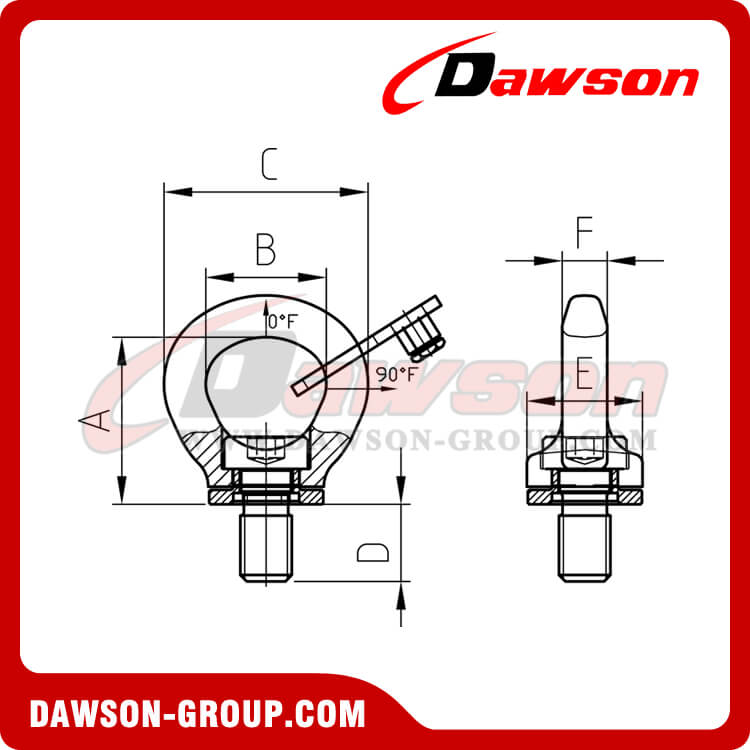 DS902 G80 New Design Swivel Hoist Ring - China Manufacturer Supplier