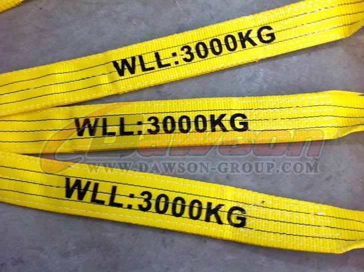 Polyester webbing Sling 3 ton 3 meter, Size: 75mm at Rs 333 in Surat