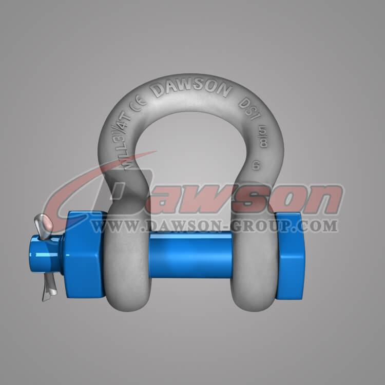 Dawson Brand Hot Dip Galvanized US Type Bow Shackle with Screw Pin, S6 Bow Shackle - China Supplier, Factory