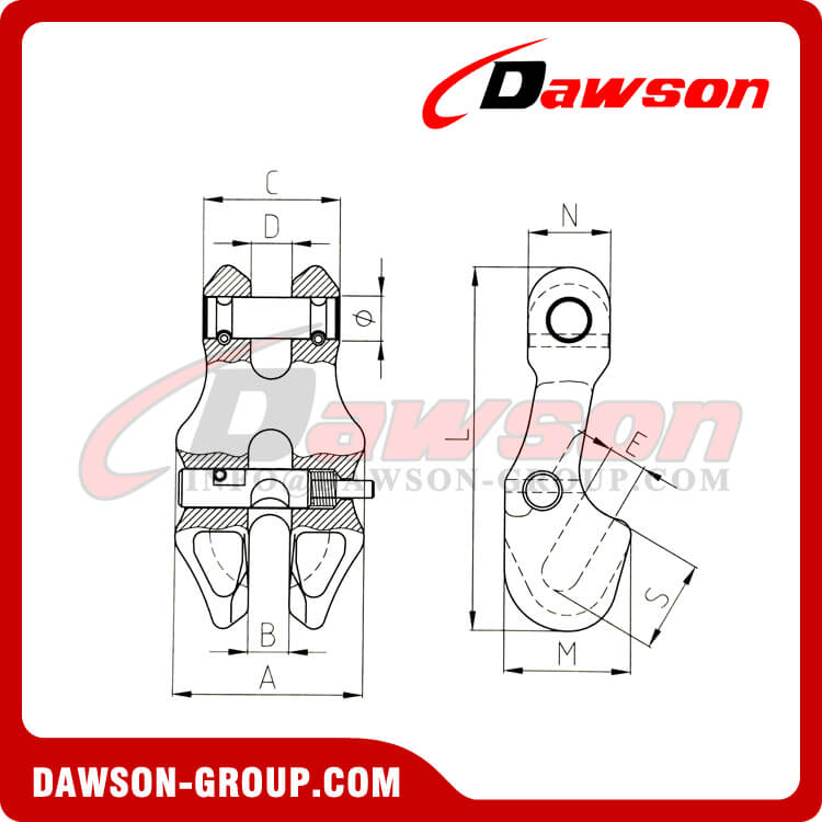 DS638 G80 Clevis Clutch - Dawson Group Ltd - China Manufacturer, Supplier, Factory