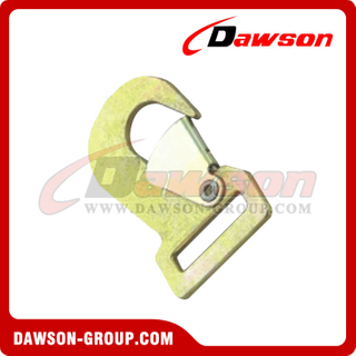 DSWH037 BS 2500KG / 5500LBS 45mm Forged Steel Metal Flat Snap Hook
