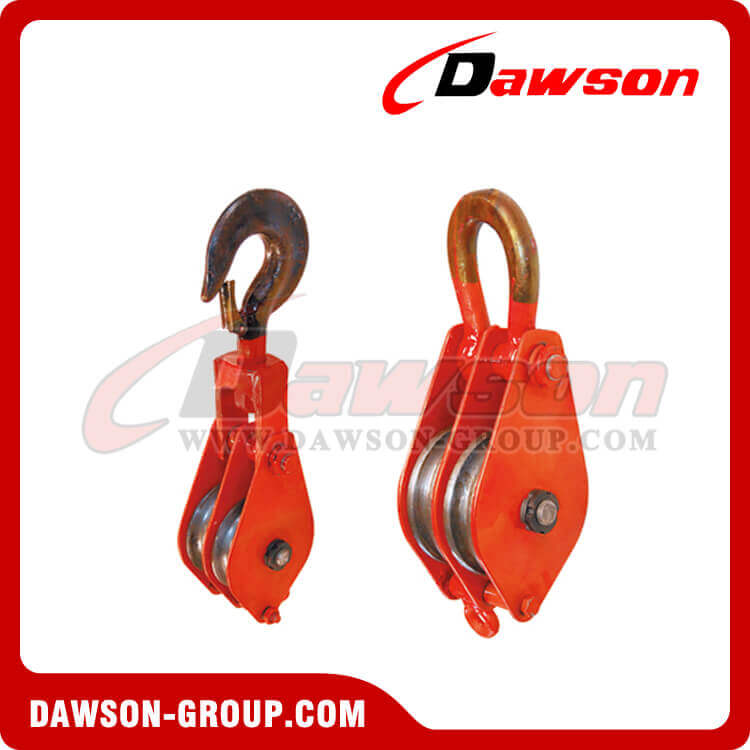 Hook (Chain link) Series Closed Double Wheel Pulley, closed double pulley,  Double Wheel Pulley with hook - China Manufacturer, Supplier, Factory