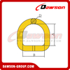 DS035 G80 WLL 2.5-8T Welded D Ring for Lifting Chain Sling