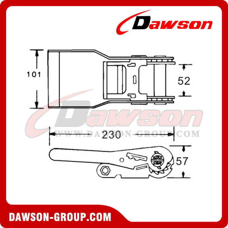 DSRB50511 Ratchet Buckle - China Manufacturer Supplier