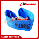 WLL 8 Ton Polyester Webbing Slings - Lifting Slings