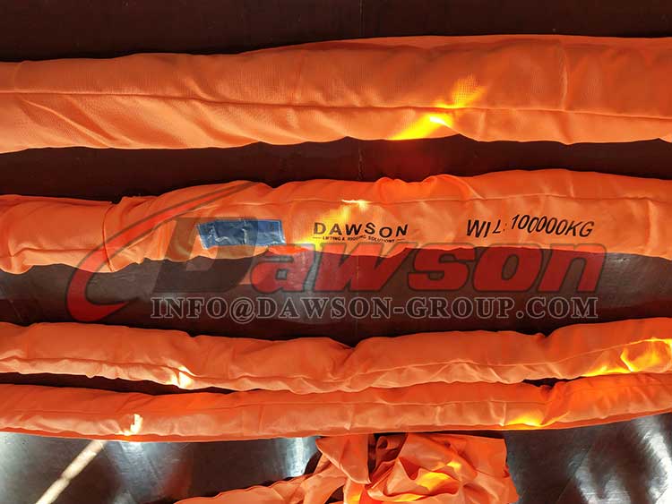 100000KG Round Sling for Lifting, 100Ton Lifting Slings - Dawson Group Ltd. - China Manufacturer, Supplier, Factory