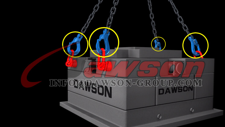 Application of Grade 100 Clevis Sling Hook with Cast Latch, G100 Clevis Hook - Dawson Group - China Supplier