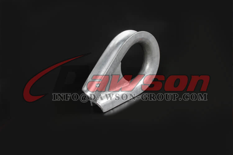 Hot Dip Galvanized Fiber Rope Thimble K3B with Ear & Master Link for