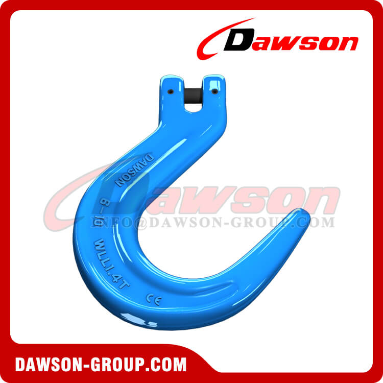 G100 / Grade 100 Forged Alloy Steel Clevis Foundry Hook, Large
