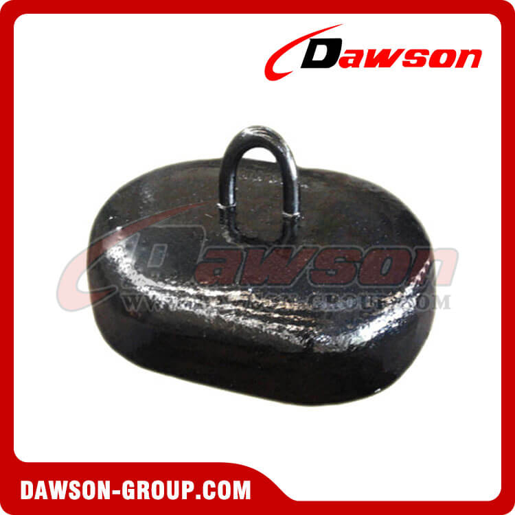 Concrete / Cast Iron Oval Mooring Sinker for Mooring System / Offshore Platform