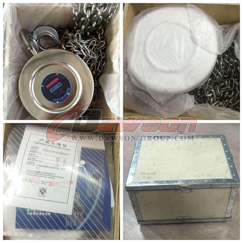 Package of Stainless Steel Chain Hoist - Dawson Group - China Supplier, Factory