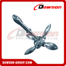 Stainless Steel 316 Folding Anchor Type A / Boat Fitting Folding Grapnel Anchor