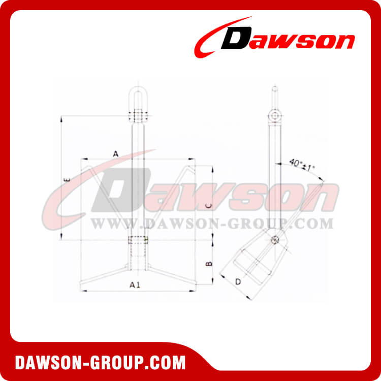 HHP Anchor Type DS-TW / High Holding Power Anchor