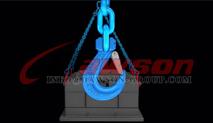 Application of G100 Forged Steel Clevis Sling Hook with Latch - Dawson Group Ltd. - China Supplier