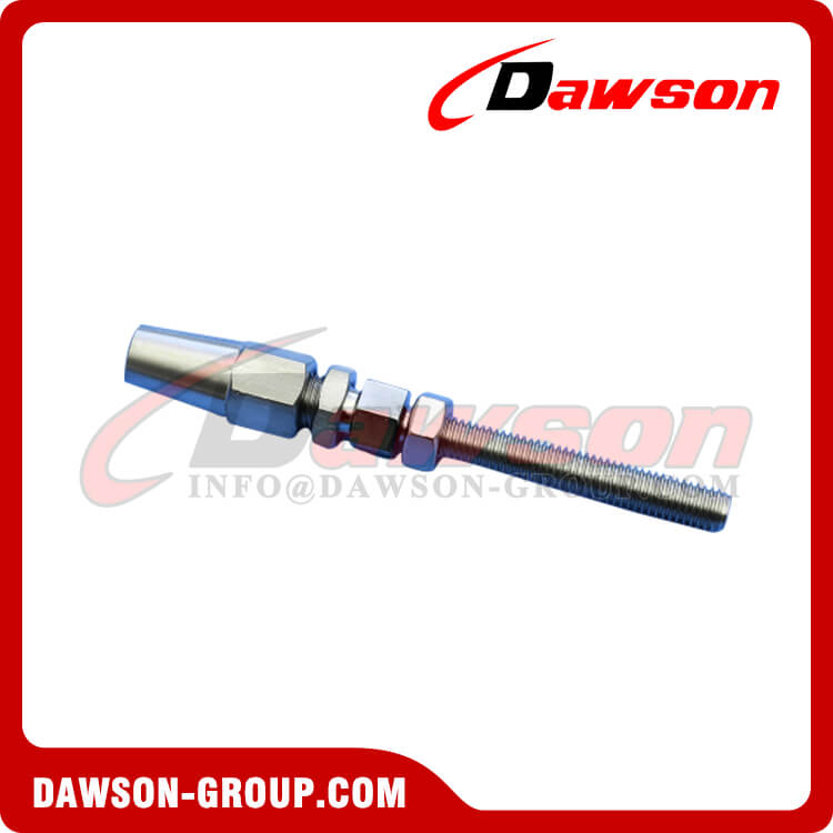 Stainless Steel Wire Rope Swageless Stud Thread Terminal AISI316