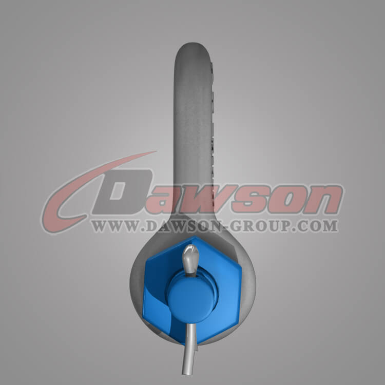 Dawson Brand Hot Dip Galvanized US Type Chain Shackle with Safety Pin, S6 Anchor Shackle - China Factory