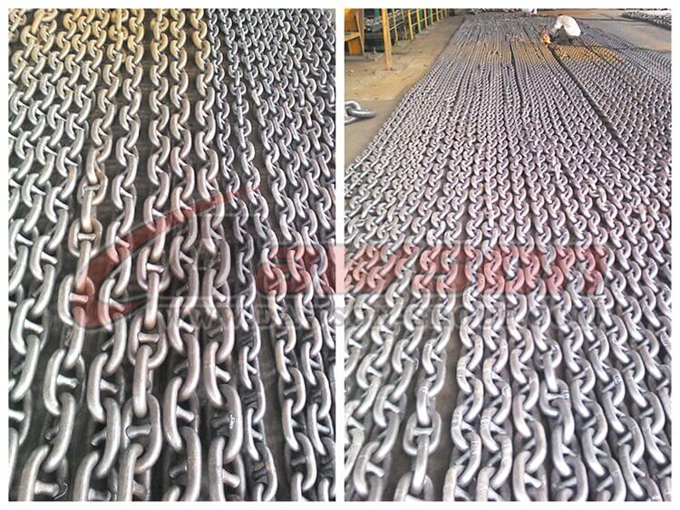 16mm To 70mm U2 U3 Hot Dip Galvanized Or Painted Black Studless Link ...