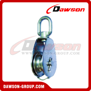 DS-B146 Stainless Steel Swivel Block With Single Wheel 