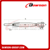 Stainless Steel Rigging Screw Jaw & Swage Stud