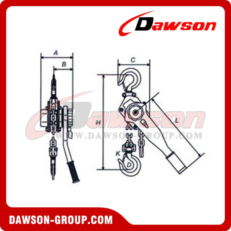 DS-HSH-A 623 Series Lever Block for Telecommunication for Installing Equipment