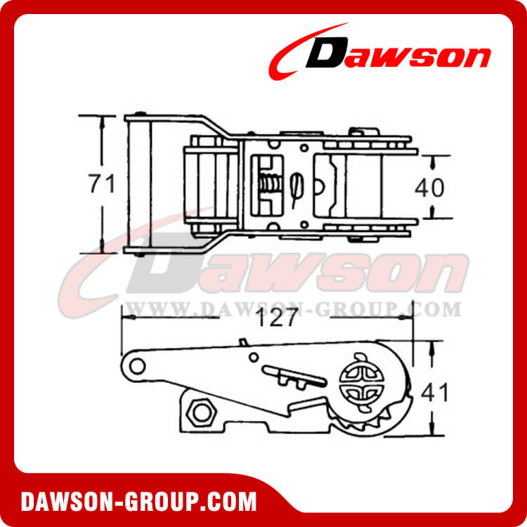 DSRB35201SS Stainless Steel Ratchet Buckle - China Manufacturer Supplier