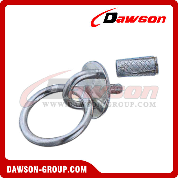 Stainless Steel Round Eye Plate with Ring