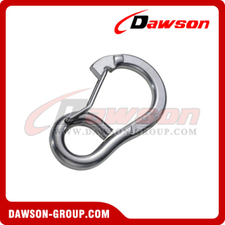 Stainless Steel Spring Hook with Flat Type