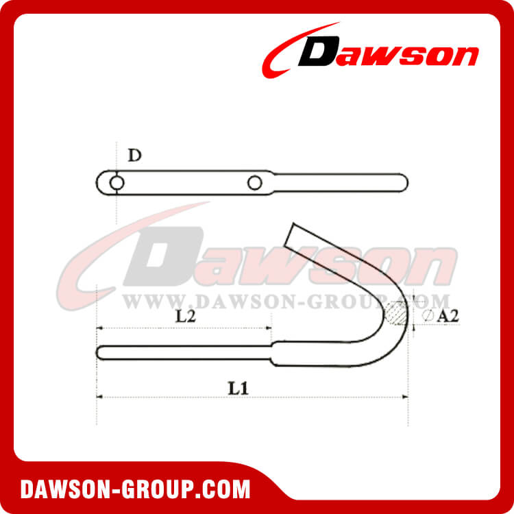 Stainless Steel Tarp Rope Hook - Dawson Group Ltd. - China