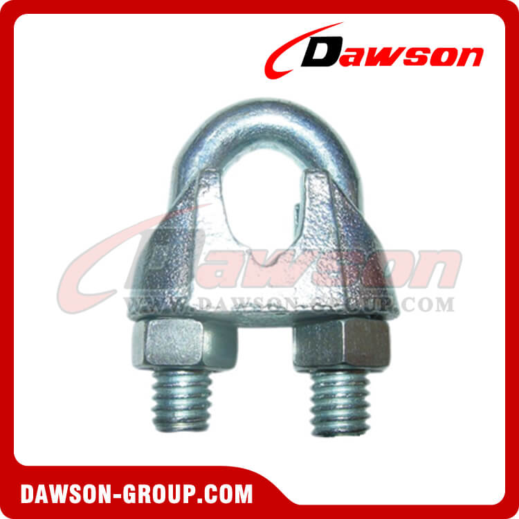 US Type Malleable Wire Rope Clips, Galvanized Steel Wire Rope Clip ...