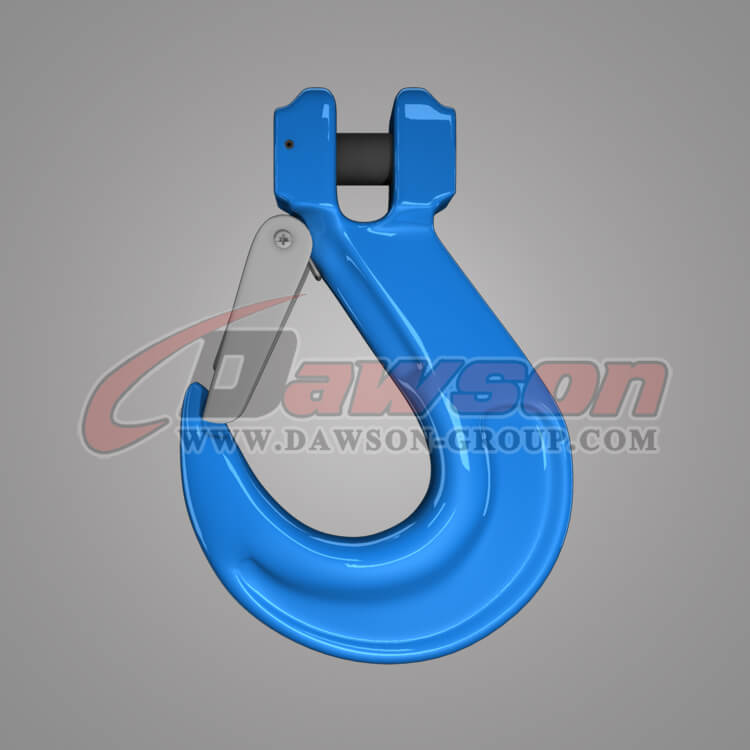 Grade 100 Clevis Hook with Cast Latch, G100 Alloy Clevis Sling Hook - China Manufacturer