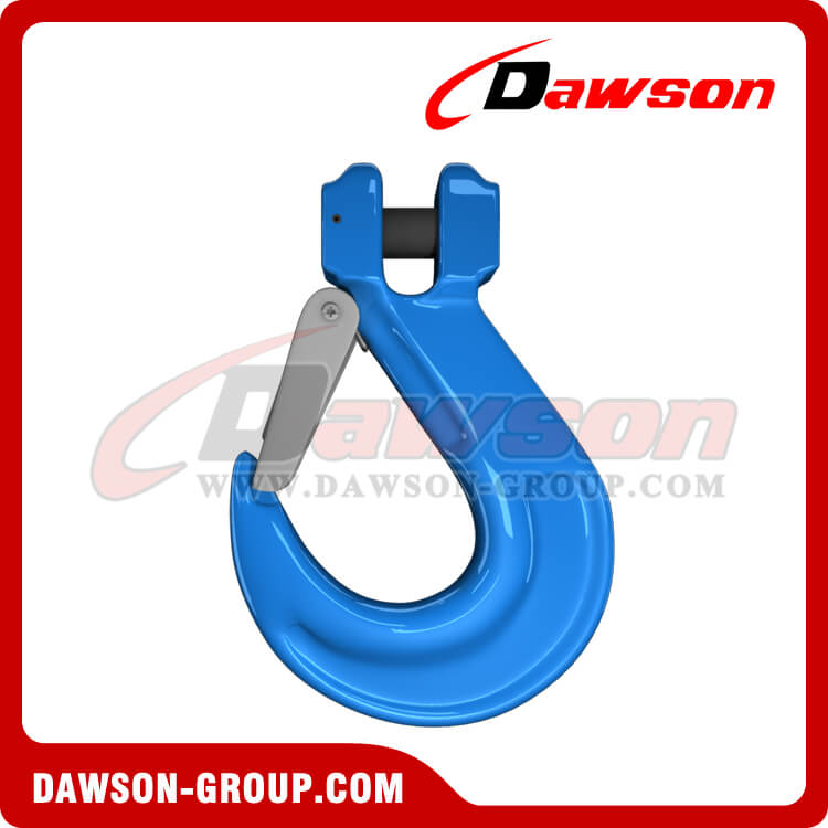 G100 Clevis Sling Hook with Cast Latch, Forged Clevis Sling Hook - China Supplier