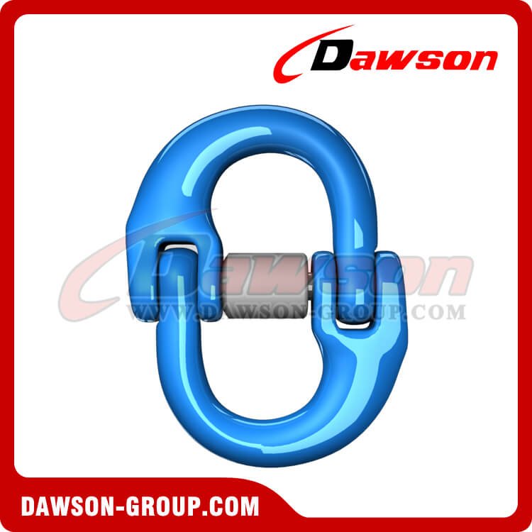 All Material Handling 10CLM08 Connecting Link Classic Dual Rated G100 Alloy Chain Fitting Grey 9/32-5/16 Size 