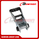 50MM 5T White Zinc Plated Ratchet Buckle, 2'' 5000KG Lashing Buckle for Ratchet Tie Down Strap
