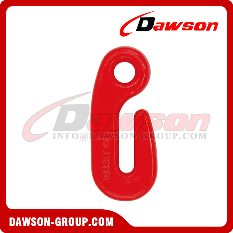 DS025 G80 WLL 2T Special Shaped Eye Type Hook for Lashing and Pulling