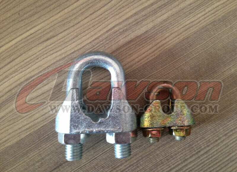 US Type Malleable Wire Rope Clips, Galvanized Steel Wire Rope Clip ...
