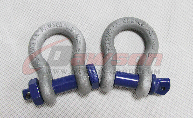 Hot Drip Stainless Steel D Type G209 Screw Pin Bow Shackle Hook