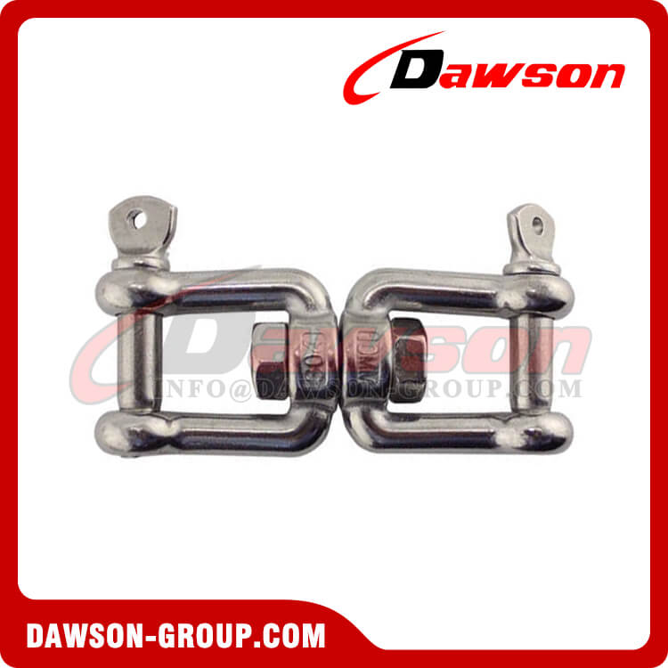 Marine Hardware Stainless Steel Chain Double Jaws End Swivel